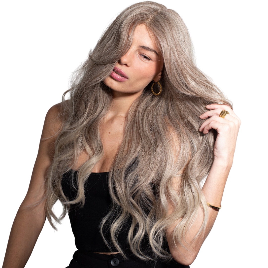 Long Wavy Blonde Human Hair for Women - Emily