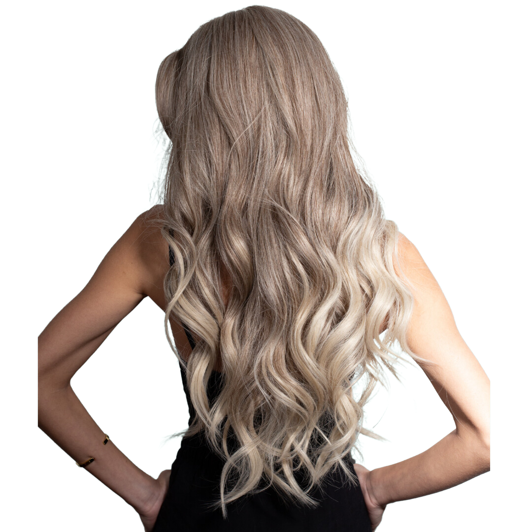 Long Wavy Blonde Human Hair for Women - Emily