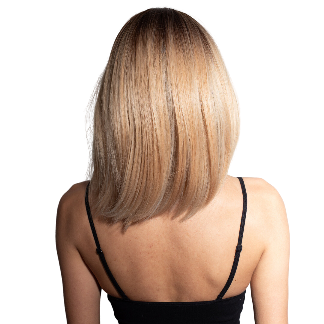 Short Natural Blonde Hair with Bangs for Women - Lara