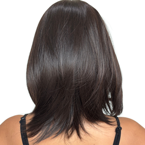 Short Straight Dark Brown Black Hair for Women - Bianca