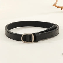 Black Minimalist Sophisticated Belt - Simple