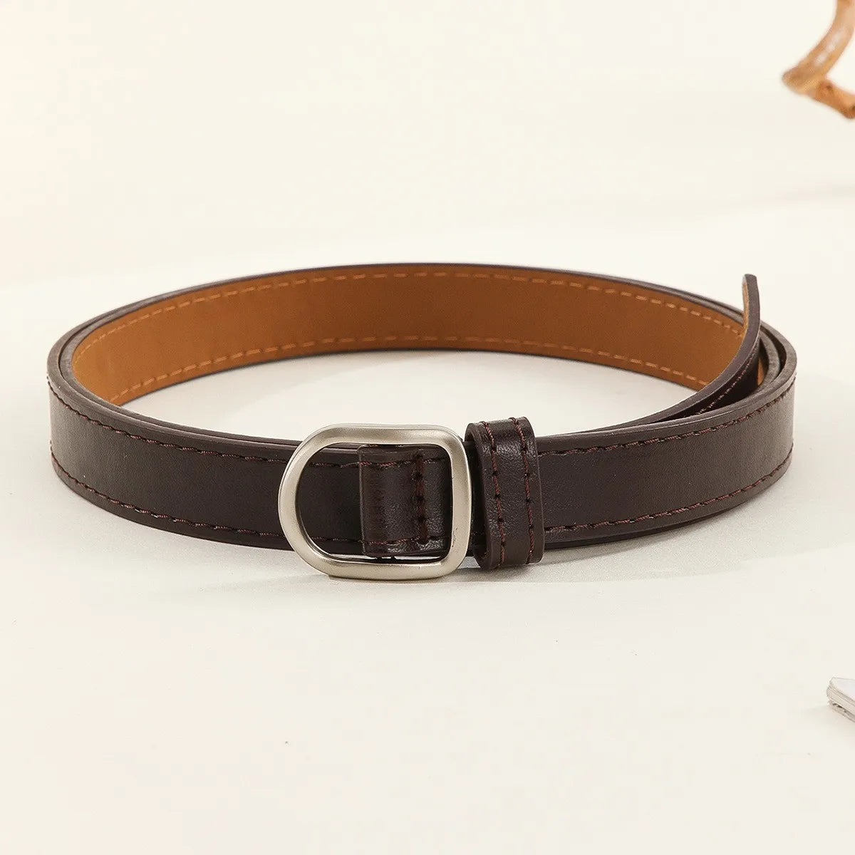 Black Minimalist Sophisticated Belt - Simple